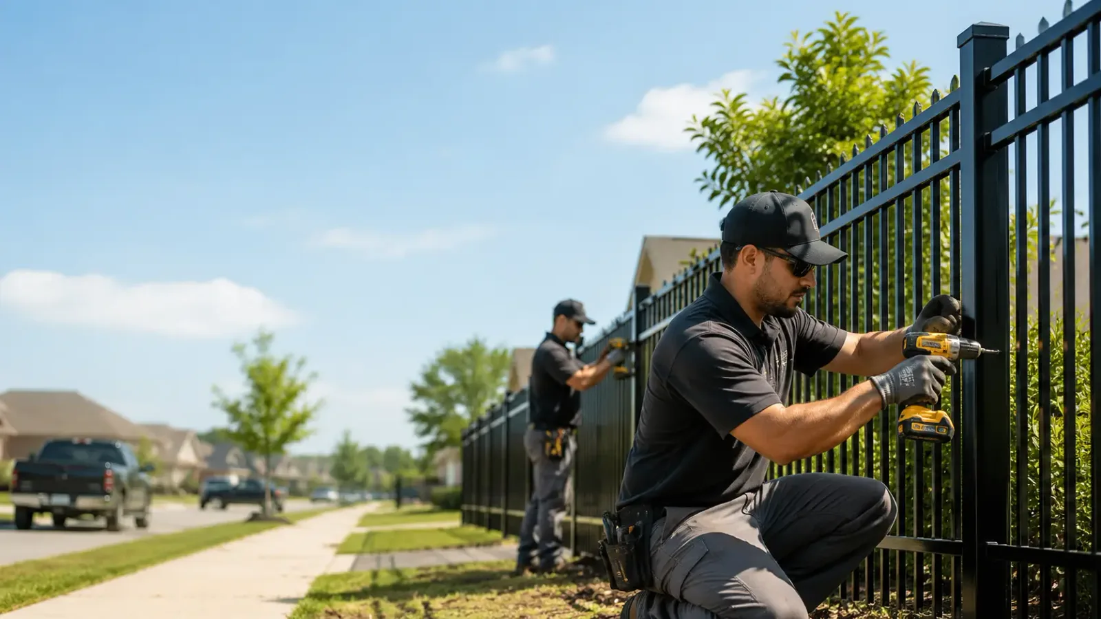 Metal Fence Installation in Whitesboro, OK